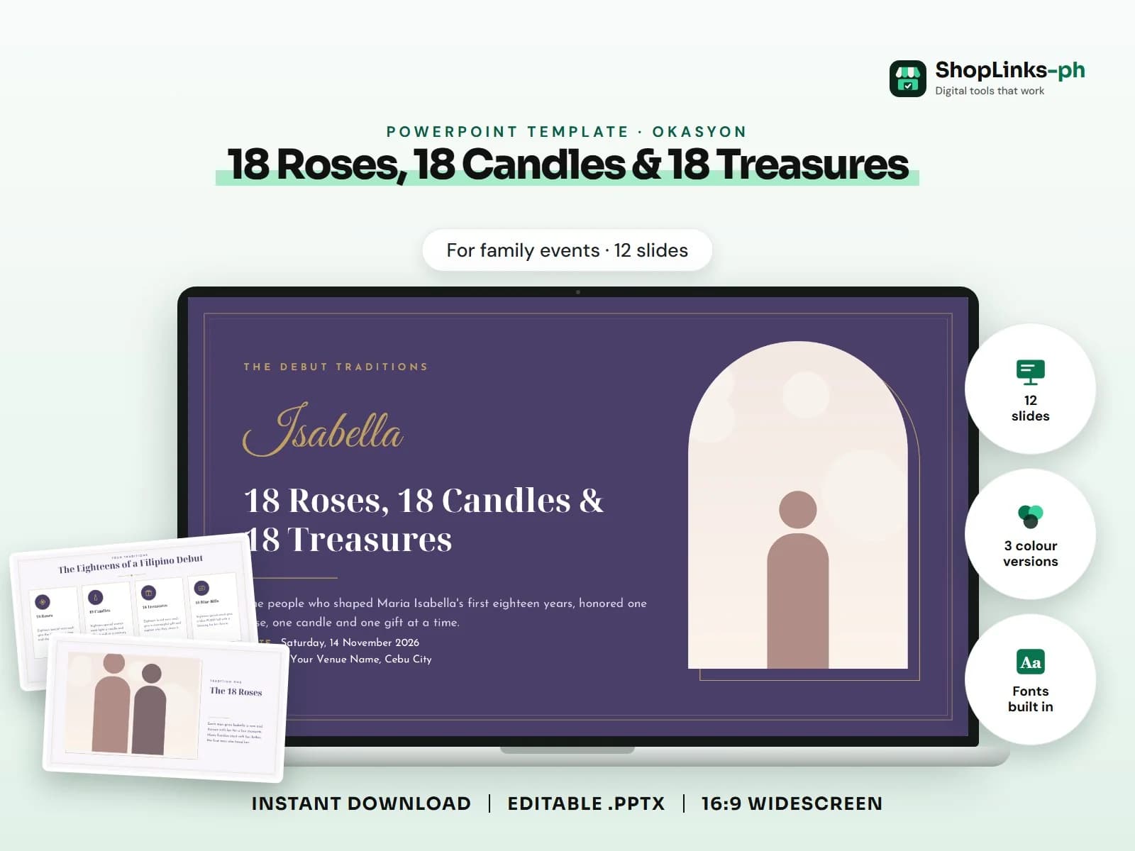 18 Roses, 18 Candles & 18 Treasures