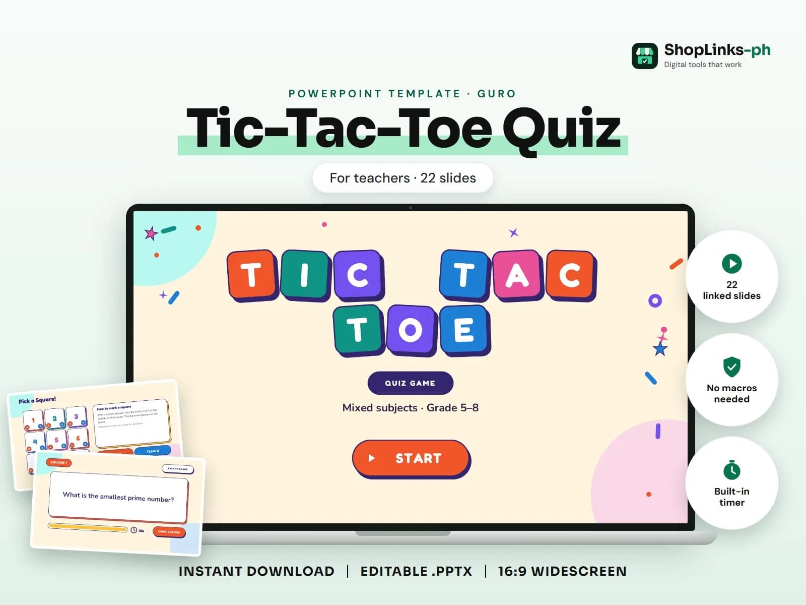 Tic-Tac-Toe Quiz