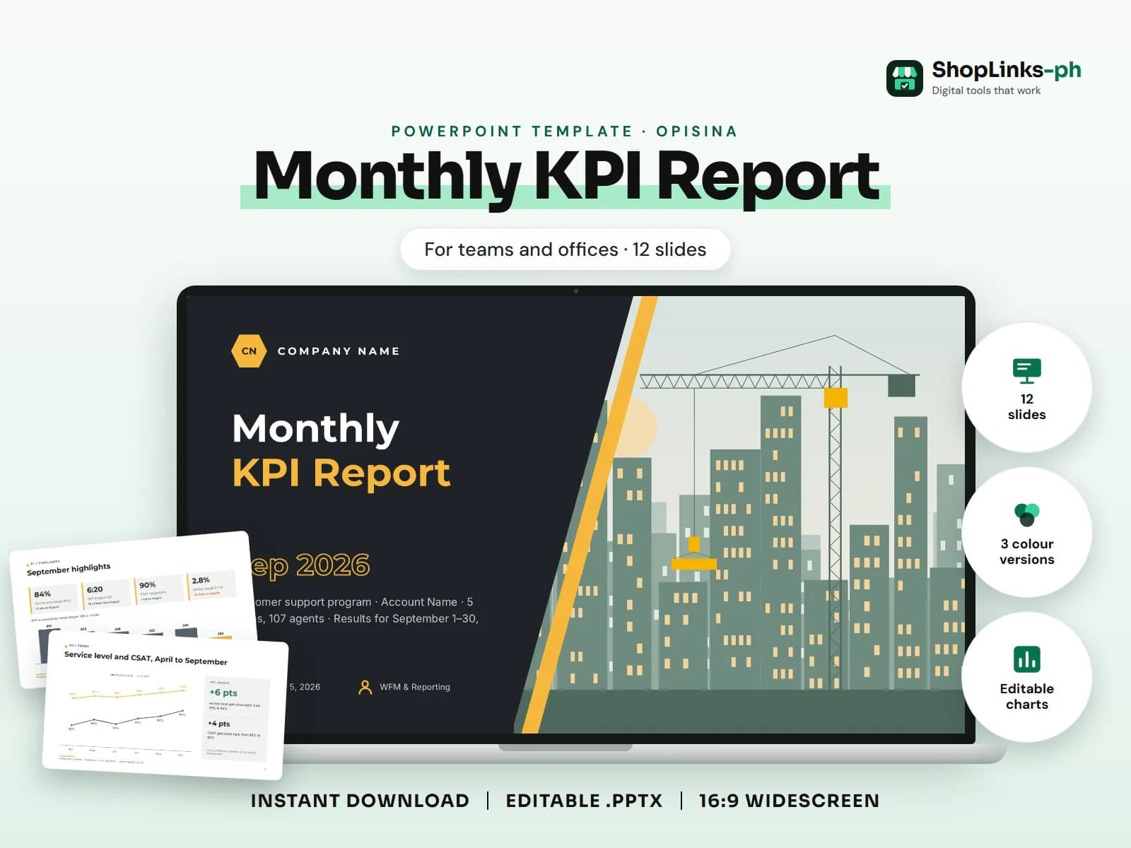 Monthly KPI Report