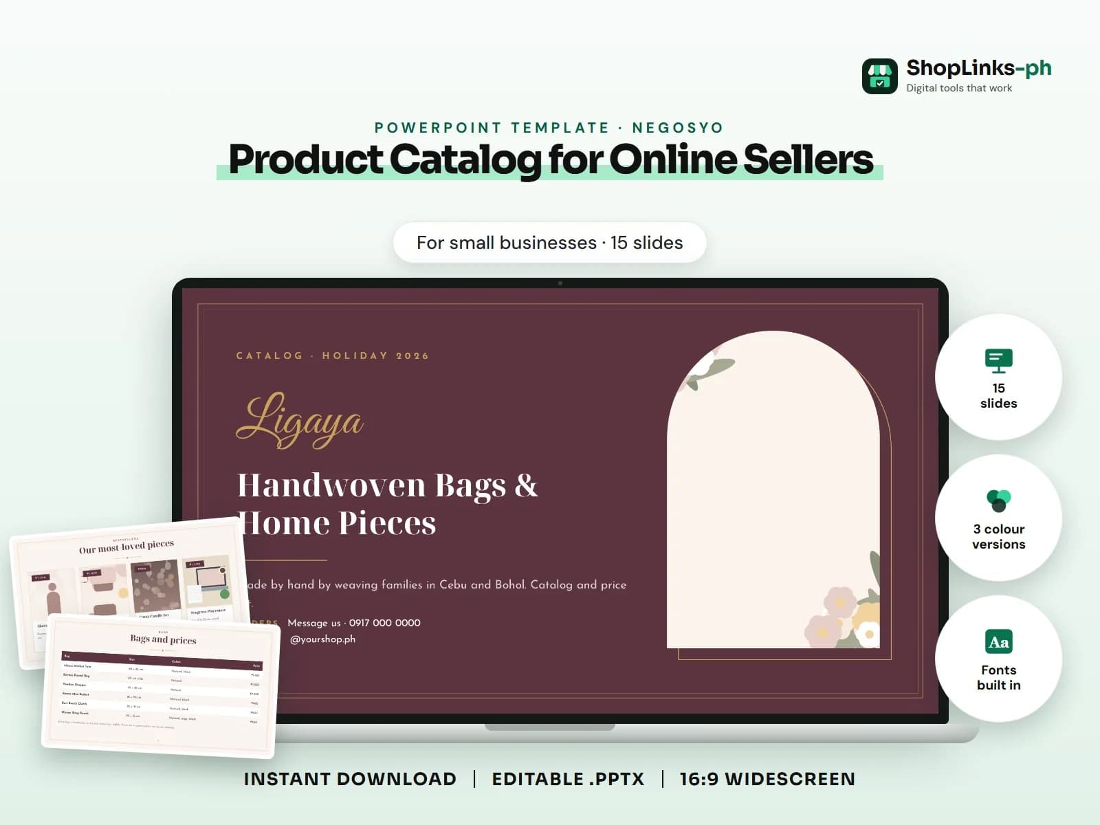 Product Catalog for Online Sellers