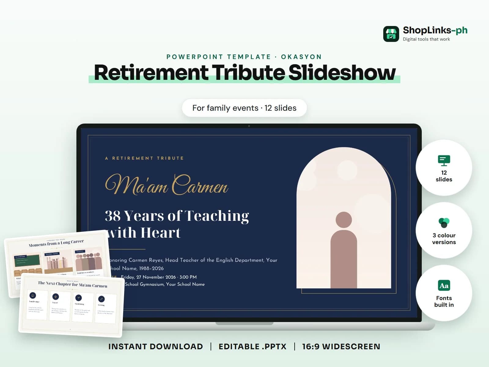 Retirement Tribute Slideshow