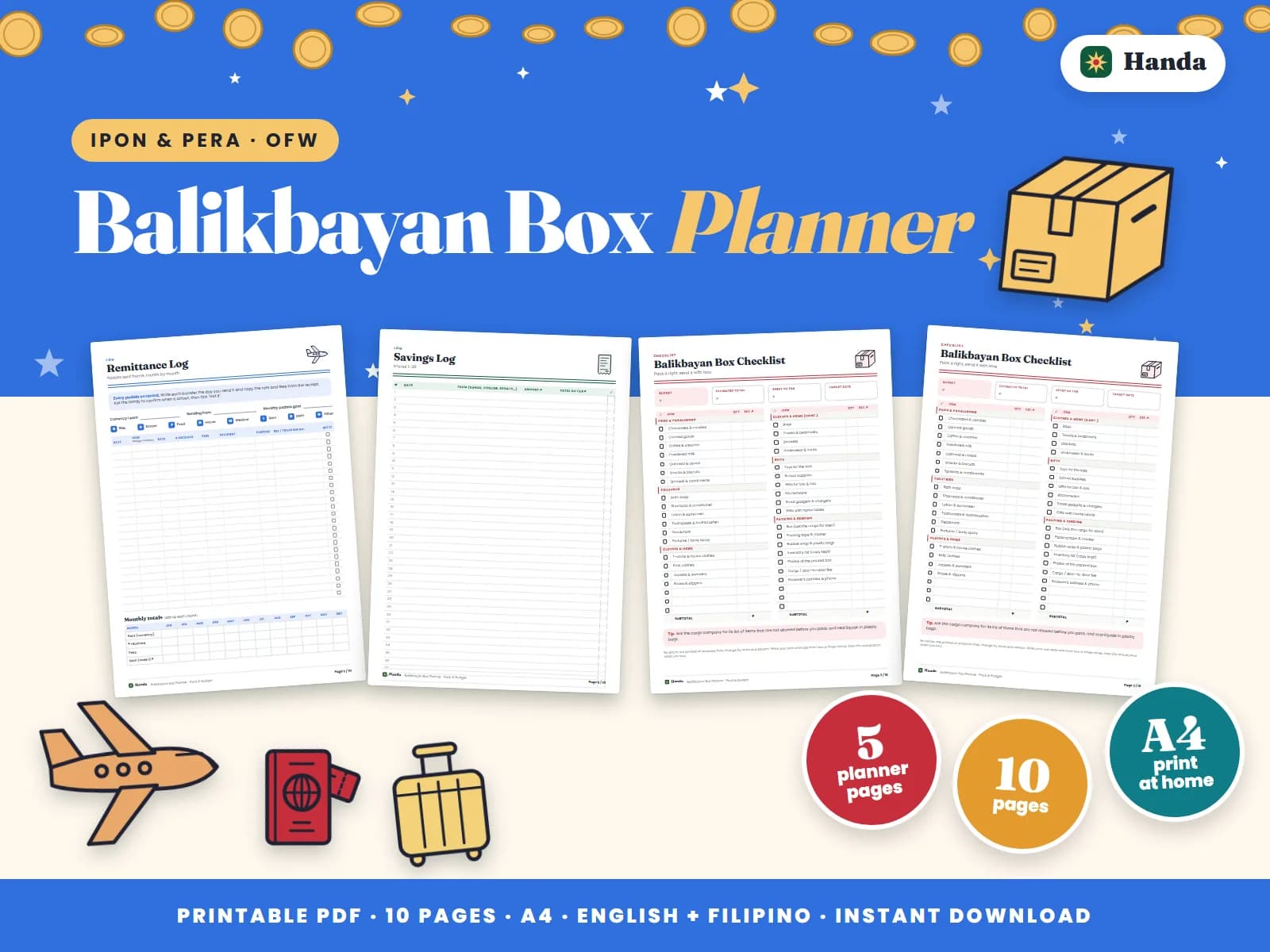 Plan the balikbayan box: checklist, budget and a homecoming fund.