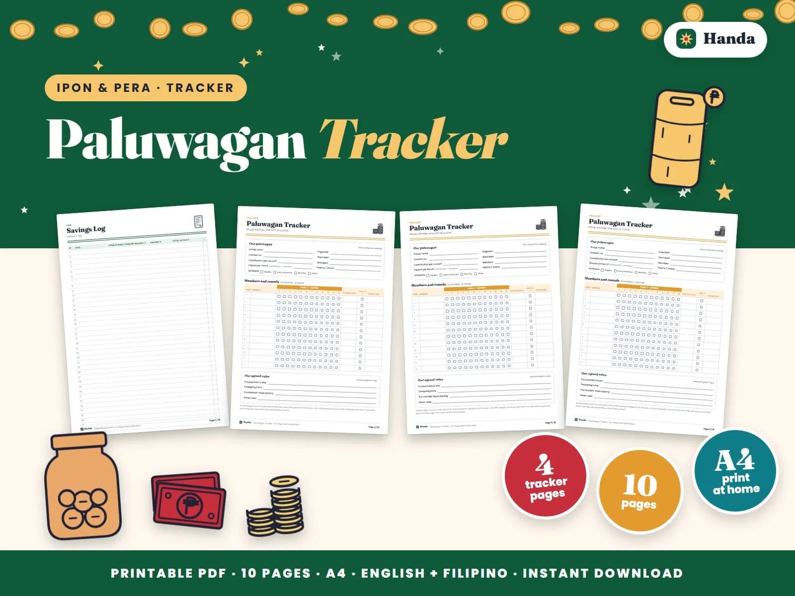Run a paluwagan clearly: members, turns, contributions and payouts.