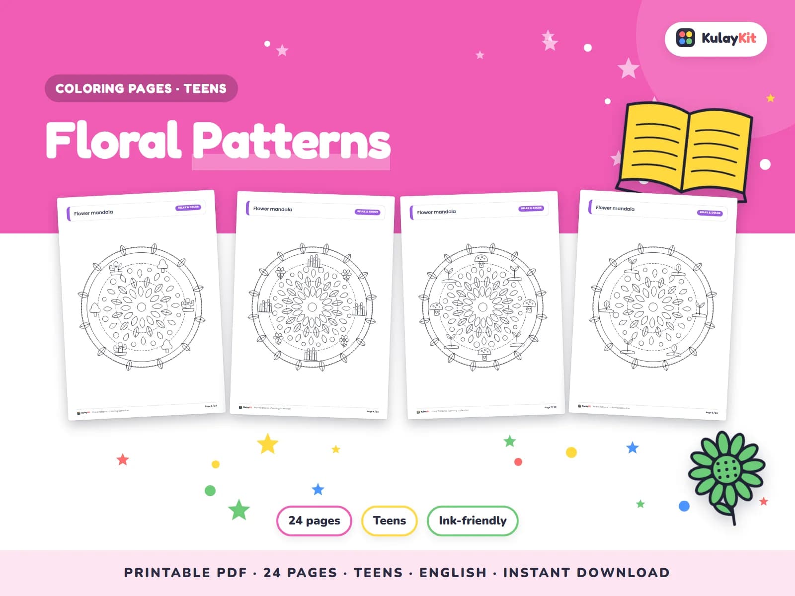 Colorful, modern coloring pages drawn for Filipino kids.