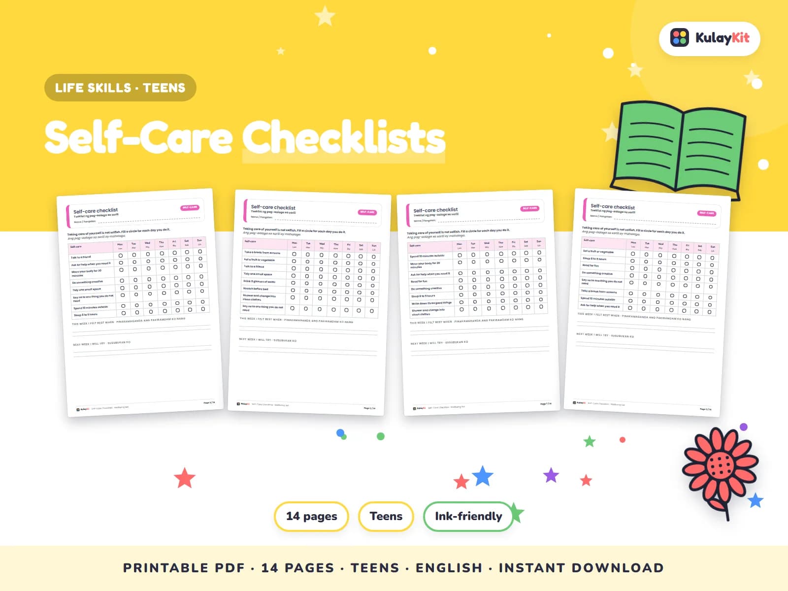 Charts, trackers, and values pages for growing kids.