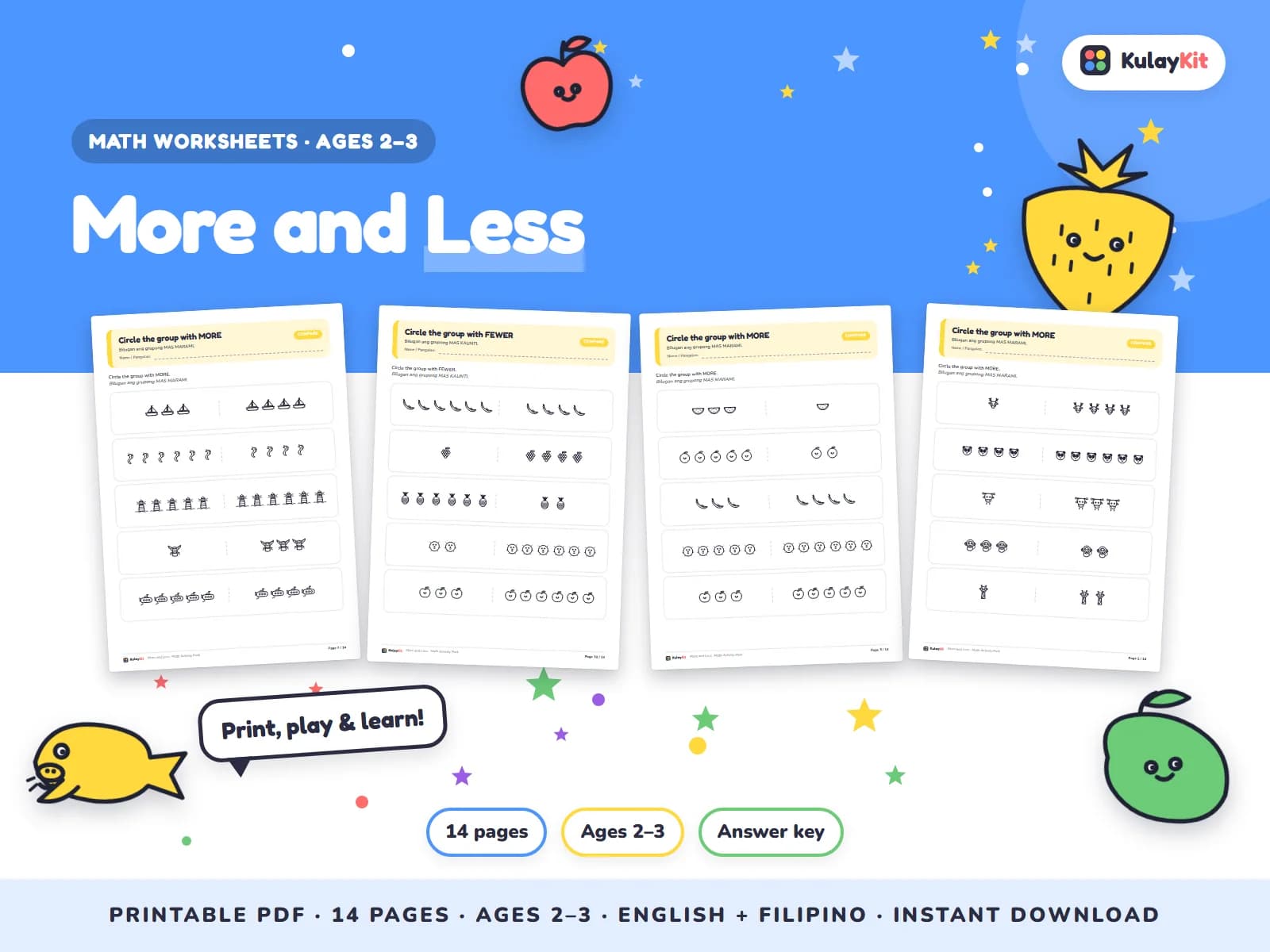 Math practice with clear drills, pictures, and Philippine money.