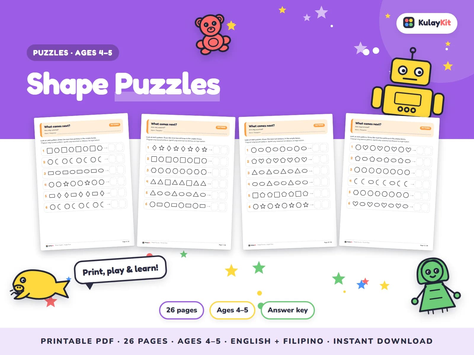 Brain games that make thinking fun.