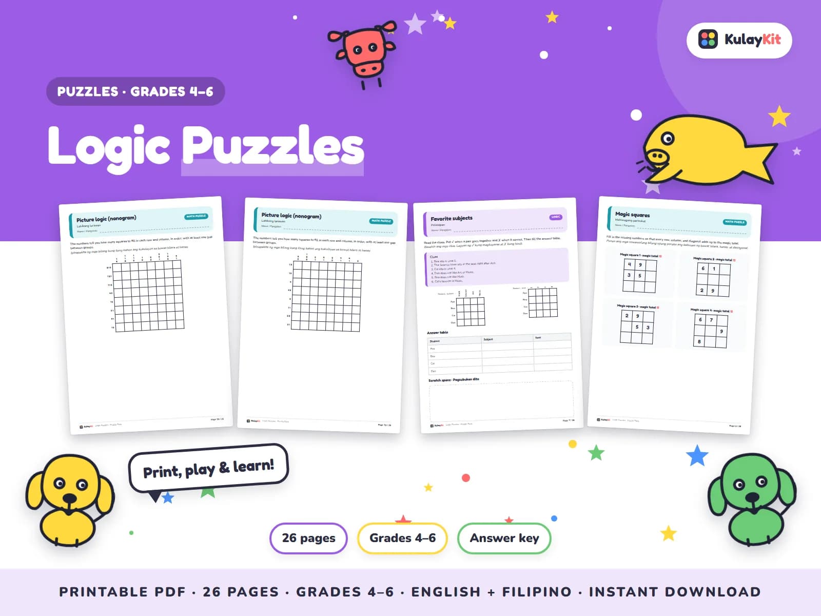 Brain games that make thinking fun.