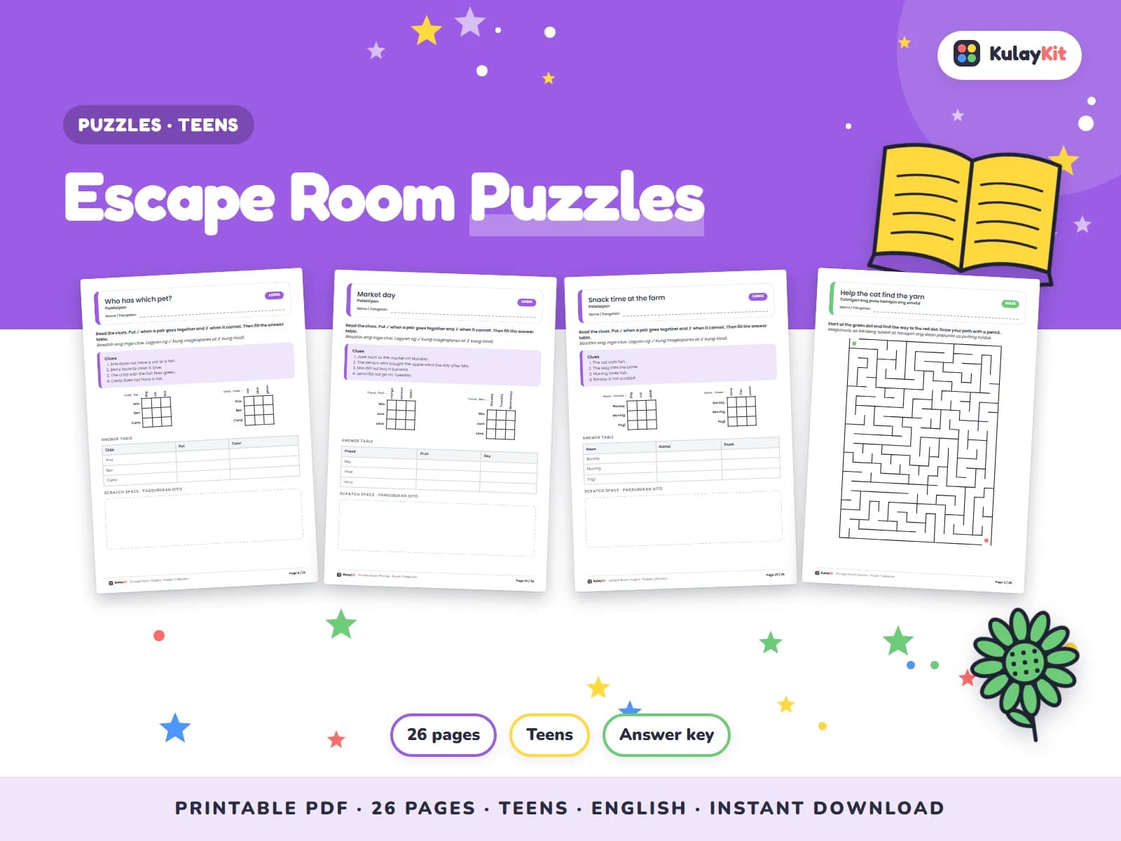 Brain games that make thinking fun.