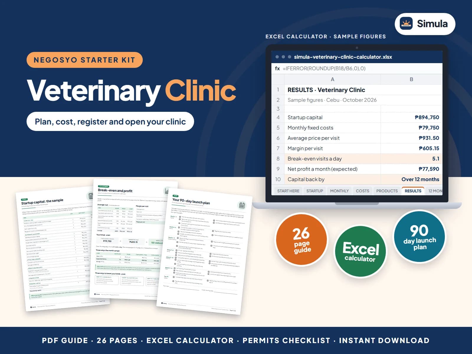 Plan, cost, register and open your clinic