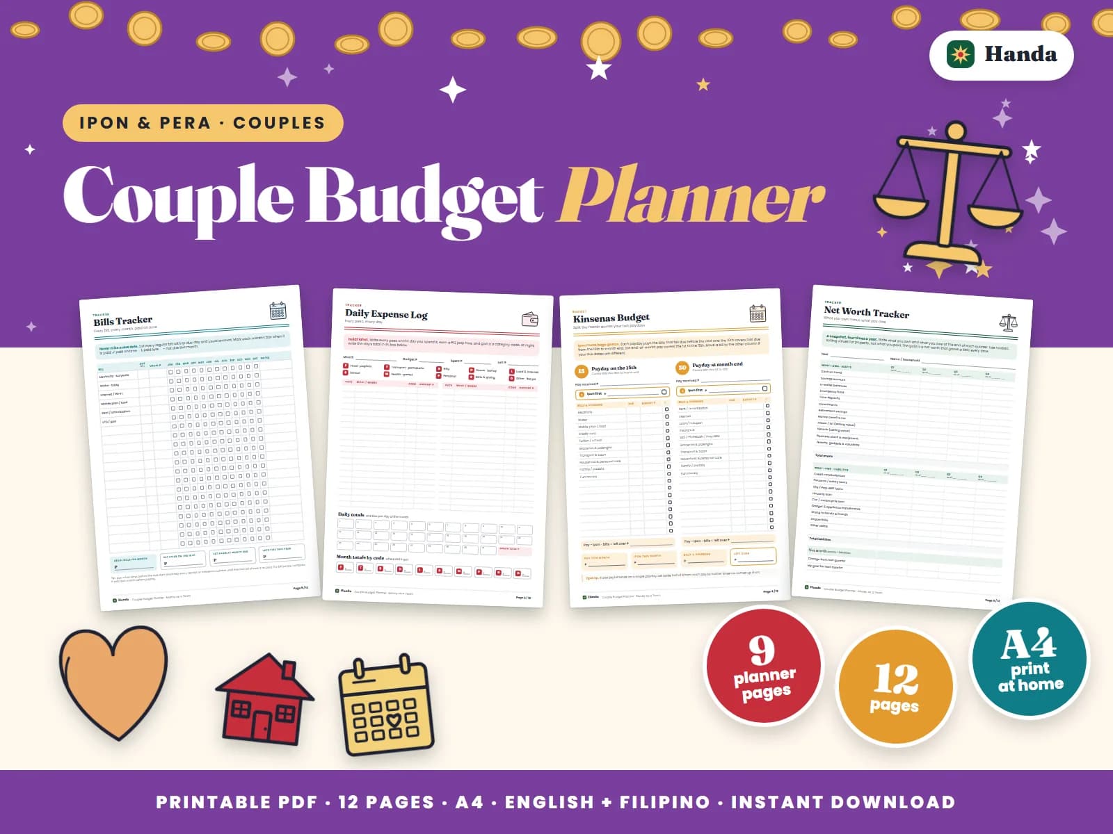 Plan money together: shared budgets, goals, net worth and monthly money dates.